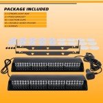Red/White 2-in-1 Emergency Strobe Light Bar