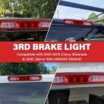AFEISOL LED Third Brake Light for GMC/Chevy