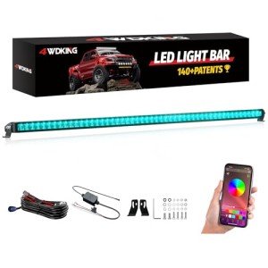 4WDKING RGB Offroad LED Lights with Remote Control