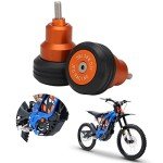 JFG Racing Frame Sliders for Sur Ron Bikes - Orange