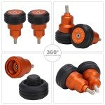 JFG Racing Frame Sliders for Sur Ron Bikes - Orange