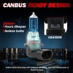 Bright 6000K Halogen Bulbs for Honda Civic
