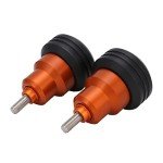 JFG Racing Frame Sliders for Sur Ron Bikes - Orange