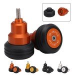 JFG Racing Frame Sliders for Sur Ron Bikes - Orange
