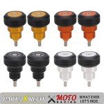 JFG Racing Frame Sliders for Sur Ron Bikes - Orange