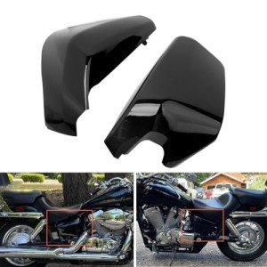 Honda Shadow Aero Battery Side Cover Panels - Gloss Black