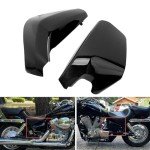 Honda Shadow Aero Battery Side Cover Panels - Gloss Black