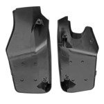 Honda Shadow Aero Battery Side Cover Panels - Gloss Black