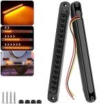 10" Amber LED Trailer Tail Light Bar - 2 Pcs