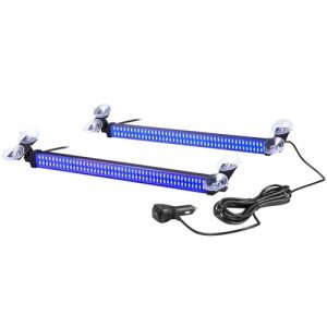 WOWTOU 2-in-1 192-LED Blue Strobe Light Bar