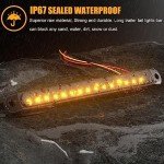 10" Amber LED Trailer Tail Light Bar - 2 Pcs