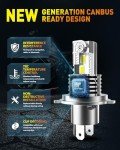 Super Bright H4 LED Bulbs 40,000LM - 2 Pack