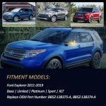 Sequential LED Side Mirror Turn Signals for Explorer
