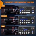 Nilight 144LED Emergency Strobe Light Bar