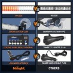 Nilight 144LED Emergency Strobe Light Bar