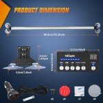 Nilight 144LED Emergency Strobe Light Bar