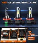 SEALIGHT H11 H8 H16 360° LED Fog Bulbs