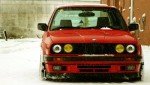 Custom Yellow Headlight Covers for BMW 3-Series