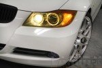 Custom Yellow Headlight Covers for BMW 3-Series