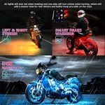 12Pcs Motorcycle LED Light Kit with Remote Control