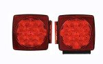 MAXXHAUL 12V LED Submersible Trailer Lights Set