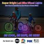 DAWAY A01 Pink LED Bike Wheel Lights