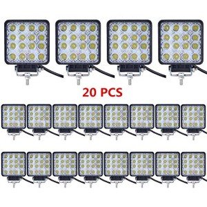 20PCS 4-Inch LED Work Light Bar for Trucks