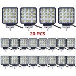 20PCS 4-Inch LED Work Light Bar for Trucks