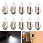 YnGia BA7S LED Dashboard Light Bulbs - 10PCS