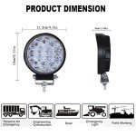 10PCS 42W LED Work Lights for Trucks and Off-Road