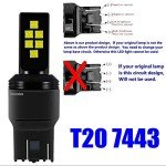 Purple LED Turn Signal Bulbs - Pack of 2