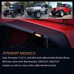 Smoked Lens LED Fender Flare Marker Lights