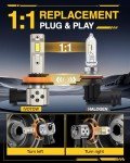 IVOTOW H11 Fog Light Bulbs – 600% Brighter