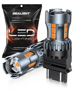SEALIGHT Amber LED Turn Signal Bulbs - 2 Pack