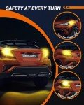 SEALIGHT Amber LED Turn Signal Bulbs - 2 Pack