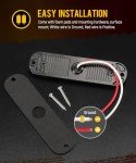 4Pcs Amber LED Trailer Clearance Side Marker Lights