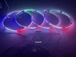 4PCS RGB LED Wheel Ring Lights with App Control