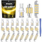 BANGO 24-Pack Super Bright LED Car Bulbs