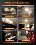 BANGO 24-Pack Super Bright LED Car Bulbs