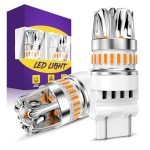Auxbeam 3157 Amber Yellow LED Turn Signal Bulbs