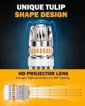 Auxbeam 3157 Amber Yellow LED Turn Signal Bulbs