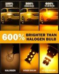 Auxbeam 3157 Amber Yellow LED Turn Signal Bulbs