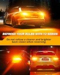 Auxbeam 3157 Amber Yellow LED Turn Signal Bulbs