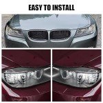 E90 Carbon Fiber Headlight Eyelids Trim