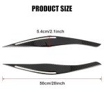 E90 Carbon Fiber Headlight Eyelids Trim