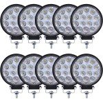 10 Pack LED Work Lights for Trucks and Vehicles