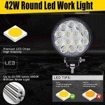 10 Pack LED Work Lights for Trucks and Vehicles