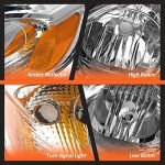 Toyota Corolla Headlight Assembly 2003-2008 Pair