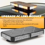 12" Magnetic Emergency Strobe Light for Vehicles