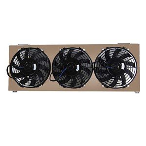 Alloyworks Aluminum Radiator Shroud with 3 Fans